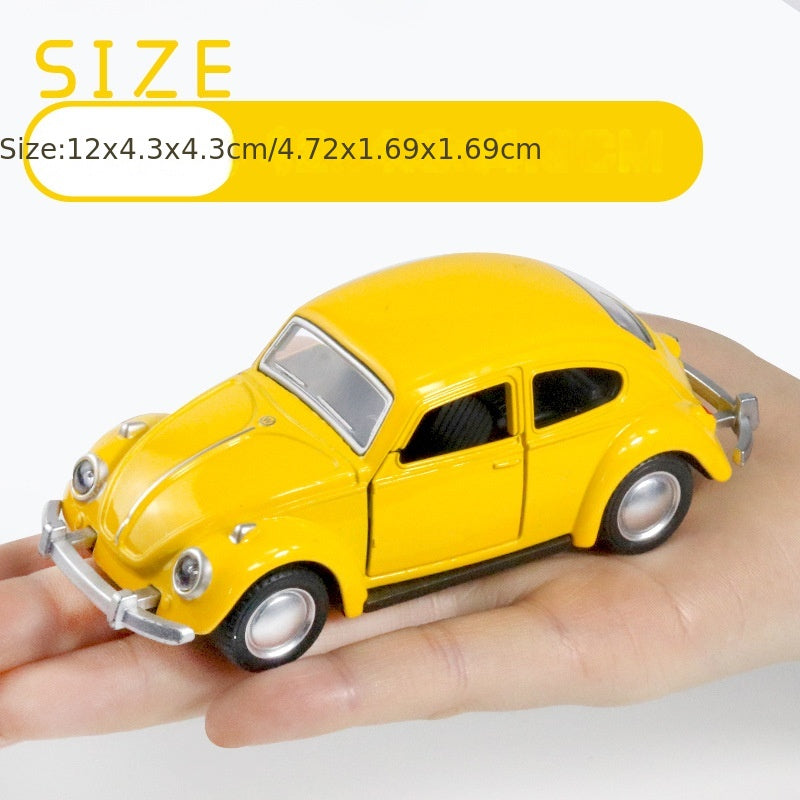 Voiture Classique en Alliage avec Portes Ouvrantes, Cadeau Halloween King of Toys