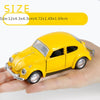 Voiture Classique en Alliage avec Portes Ouvrantes, Cadeau Halloween King of Toys