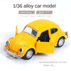 Voiture Classique en Alliage avec Portes Ouvrantes, Cadeau Halloween King of Toys