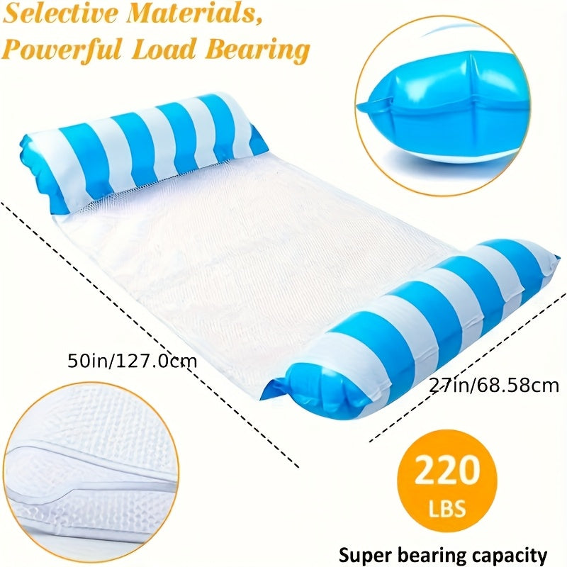 Transat Gonflable Pliable – Matelas Flottant en PVC Multi-Usage pour Piscine & Plage | Détente Adulte