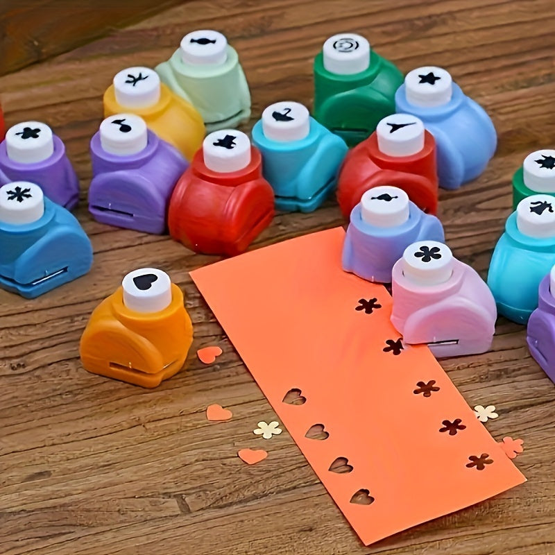 12 Mini Perforatrices DIY – Set Créatif pour Scrapbooking, Journaling, Cartes & Déco – Idéal Adultes et Ados