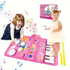 2 en 1 Piano Clavier pour Bébé Filles & Tapis de Batterie avec Baguettes - Jouets Musicaux d'Éveil Sensoriel Speelgoed Koning
