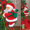 Père Noël Musical Grimpant avec Sac Cadeau - Décoration Parfaite pour Sapin & Fêtes de Noël King of Toys