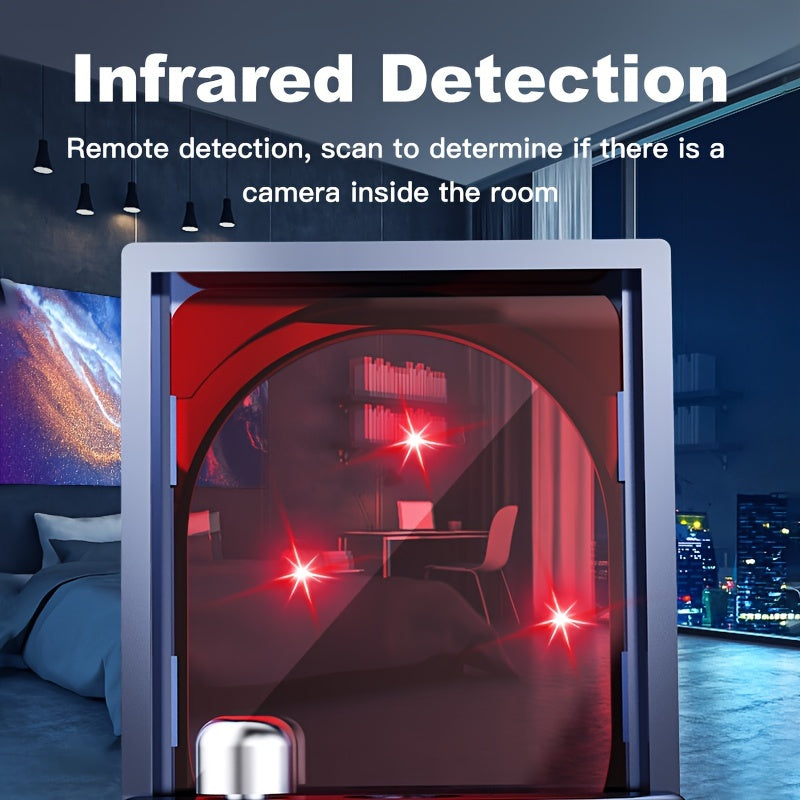 Détecteur de Caméra T15 avec Capteur Infrarouge - Rechargeable via USB, Scanner de Signal RF pour Traqueurs GPS et Caméras Espionnes, Idéal pour les Hôtels King of Toys