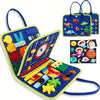 Tableau d'Activités 25-en-1 | Jouet Éducatif Sensoriel pour Tout-Petits de 1 à 4 Ans, Parfait pour les Voyages et Cadeau King of Toys