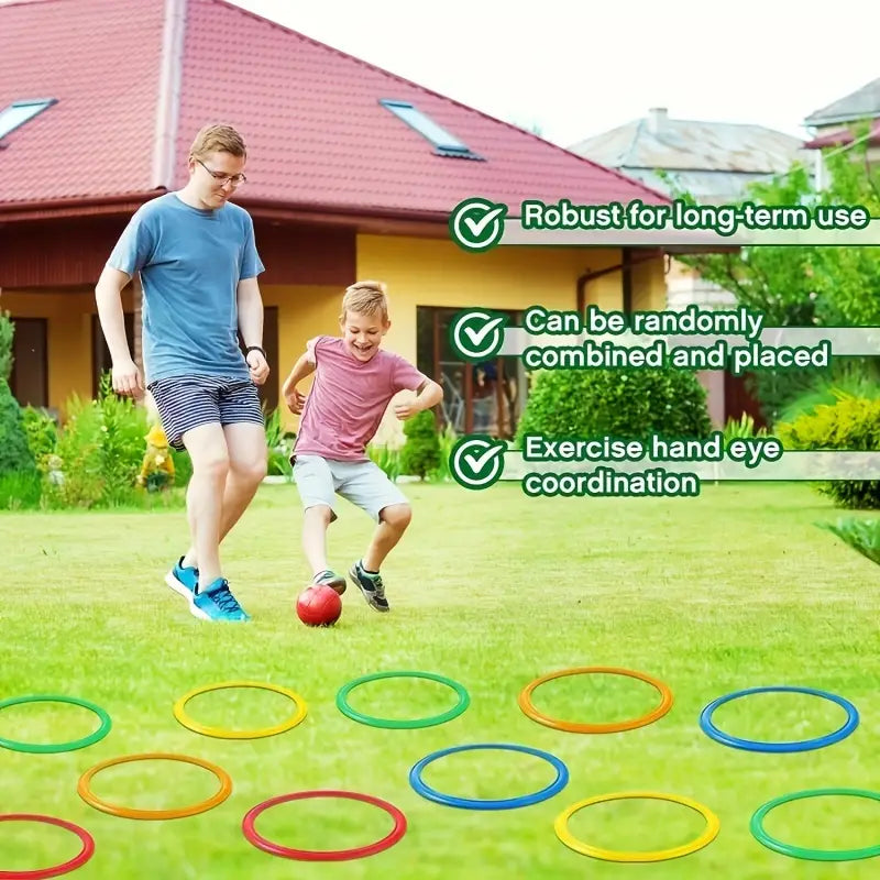 Motor Skills & Agility Rings for outdoor training l For Children Speelgoed Koning