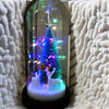 Arbre de Noël lumineux avec Père Noël et renne | Décoration de Noël à piles (AAA) King of Toys