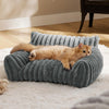 Grand lit orthopédique lavable et moelleux pour chien | Canapé-lit pour animaux, cadeau idéal pour les amoureux des chiens King of Toys