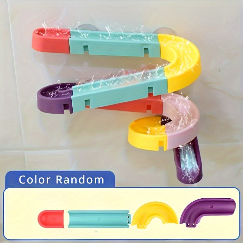 Set Interactif de Bain | Circuit à Billes pour 0-3 Ans | Assemblez Tuyaux et Billes pour Activité Ludique sous la Douche | Pas de Piles, Plastique Non Toxique King of Toys