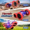Voiture Télécommandée - Mini RC Stunt Car Double Face, 360° Rotation, Tout-Terrain avec Phares LED, Jouet Rechargeable 2.4GHz pour Garçons 4-7 ans et 8-12 ans | Cadeau d'Anniversaire ou Noël King of Toys