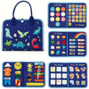 Tableau d'Activités Éducatif pour Bébé | Jouet en Feutre pour Développement Cognitif et Compétences Motrices | Jouet de Voyage pour Enfants 1-3 Ans | Idée Cadeau pour Tout-Petits King of Toys