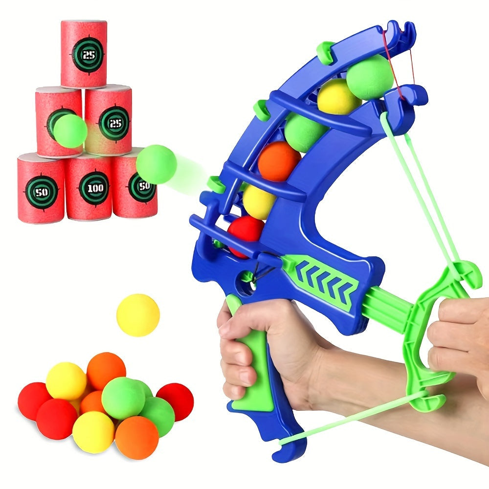 Arbalète à Boules en Mousse Douce pour Enfants | Jeu de Tir Sûr et Ludique | Idéal pour Cadeaux d’Anniversaire, Noël et Halloween | Dès 6 Ans King of Toys