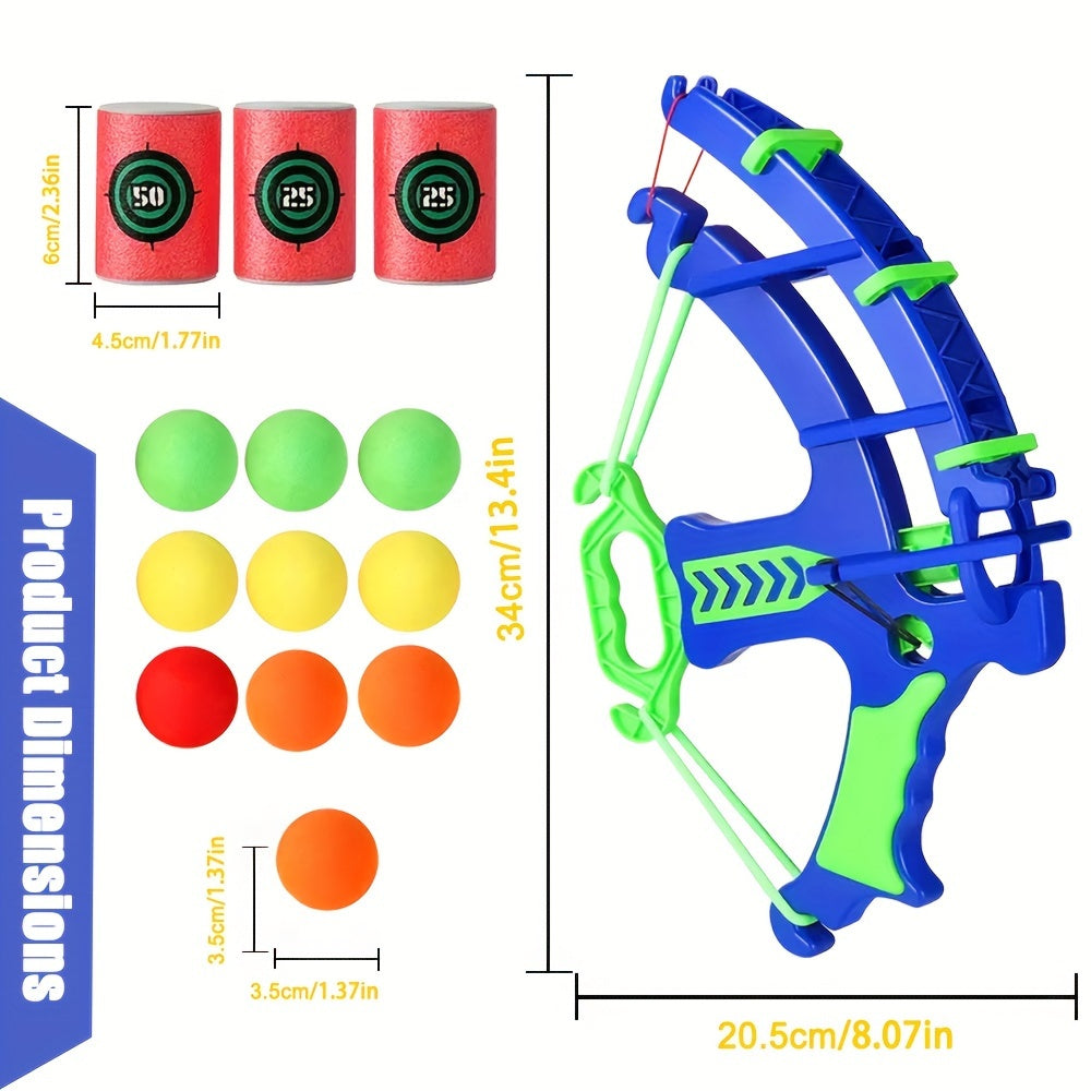 Arbalète à Boules en Mousse Douce pour Enfants | Jeu de Tir Sûr et Ludique | Idéal pour Cadeaux d’Anniversaire, Noël et Halloween | Dès 6 Ans King of Toys
