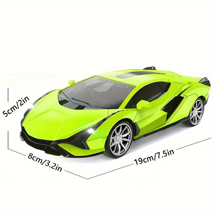 Voiture Télécommandée avec Phares LED | Jouet de Course Haute Vitesse | Cadeau Parfait pour Noël et Anniversaires | Disponible en Rouge, Vert et Bleu King of Toys