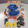 Jouet Moteur pour Enfants | Moteur Simulé avec Outils de Réparation, Jeu de Rôle Mécanique, Assemblage et Démontage Réutilisables | Cadeau d'Anniversaire ou Noël King of Toys