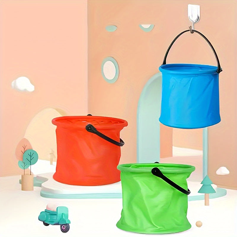Seau de Plage Pliable | Accessoire Polyvalent pour Jeux, Camping et Jardinage