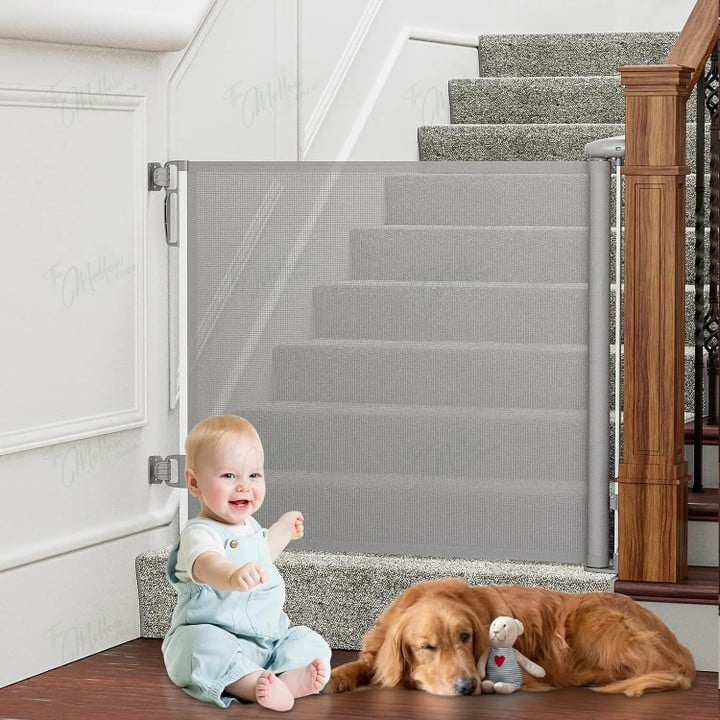 SafeStep Barrière de Sécurité Rétractable – Pour bébés, enfants et animaux