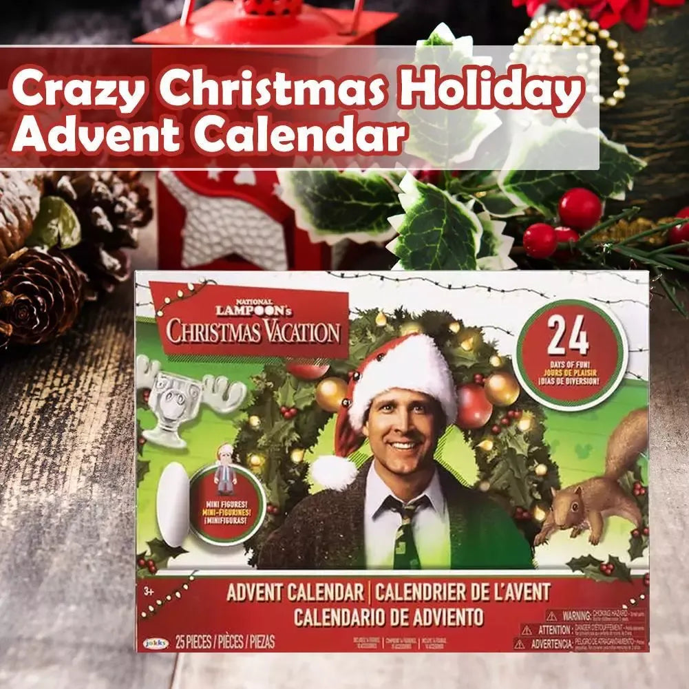 Calendrier de l'Avent Vacances de Noël 2024 | 24 Cadeaux, Figurines et Accessoires pour Compte à Rebours de Noël King of Toys