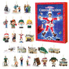 Calendrier de l'Avent Vacances de Noël 2024 | 24 Cadeaux, Figurines et Accessoires pour Compte à Rebours de Noël King of Toys