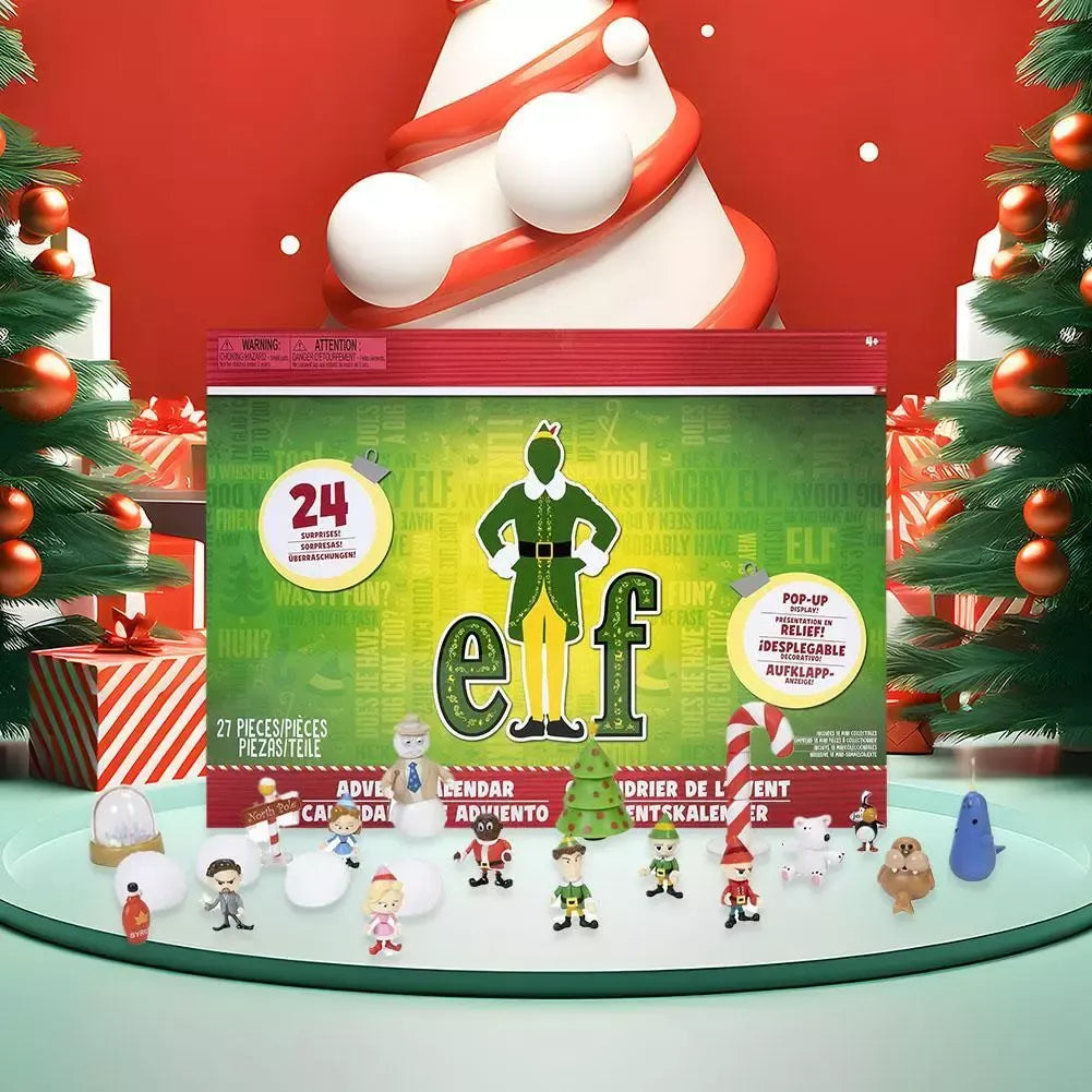 Calendrier de l'Avent Vacances de Noël 2024 | 24 Cadeaux, Figurines et Accessoires pour Compte à Rebours de Noël King of Toys