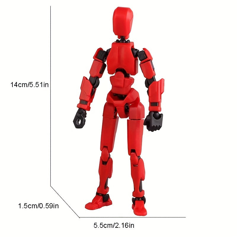 Figurine Robot Articulée | Ensemble de Jouets Articulés 3D Imprimés, 13 Articulations, Collection pour Enfants de 3 à 8 Ans