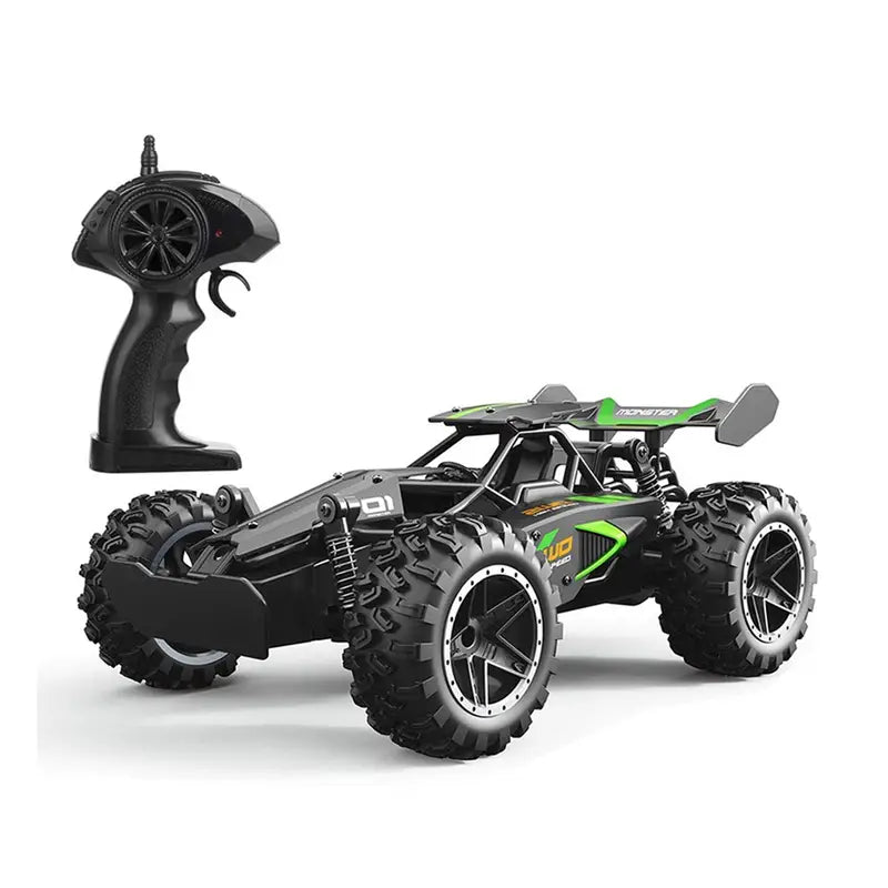 Voiture RC Tout-Terrain Drifting l 1:18 avec Télécommande, avec Pneus en Caoutchouc De Speelgoed Koning