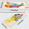 Puzzle Éducatif d'Animaux pour Enfants | Puzzle d'Apprentissage en Bois avec Boucles - Pour Enfants de 3 à 6 Ans King of Toys