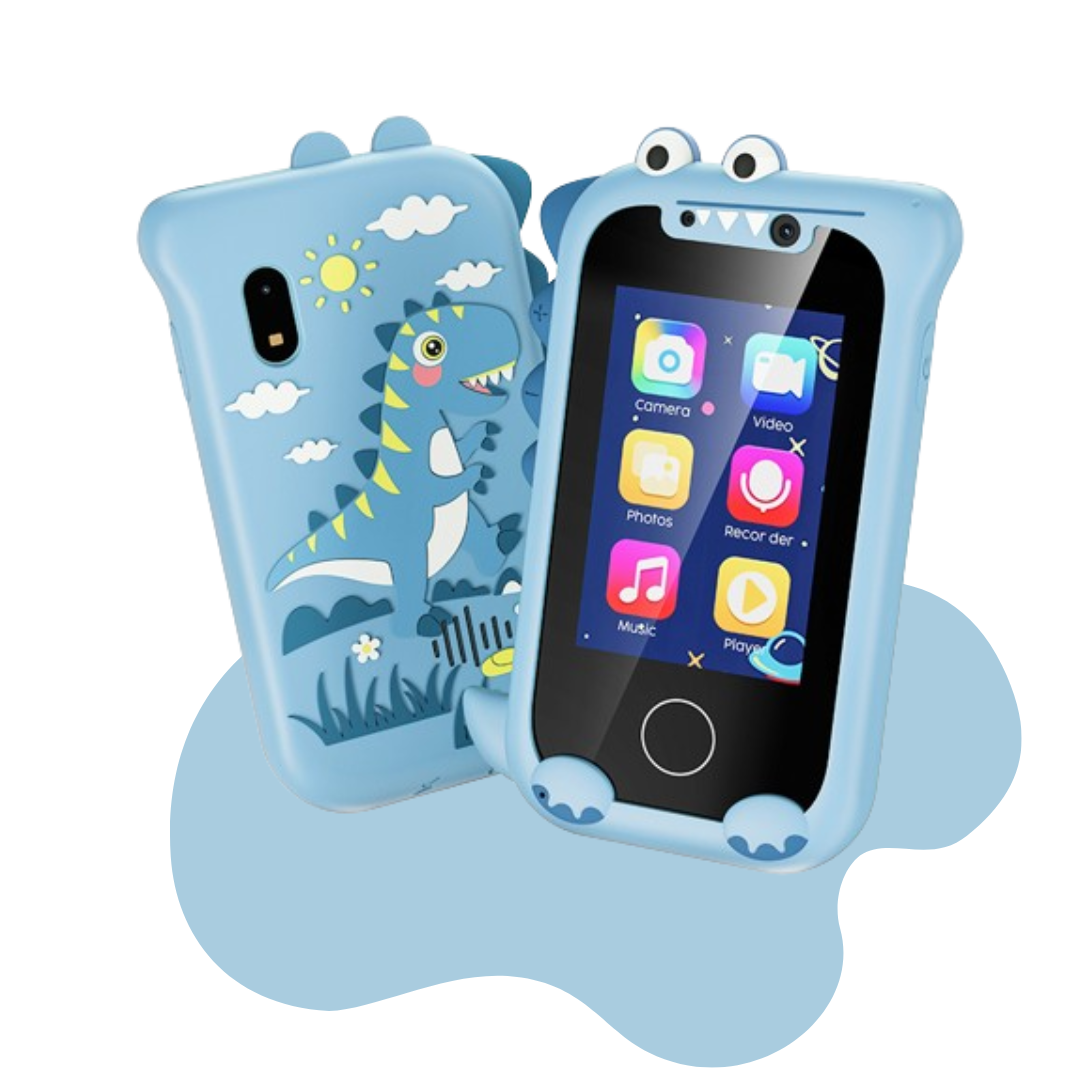 Téléphone Licorne Jouet | Téléphone pour Enfants avec Lecteur de Musique, Double Caméra, Jeux de Puzzle, Écran Tactile, Cadeau pour Enfants de 3 à 8 Ans King of Toys