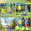 Jeu d’Arrosage 4-en-1 Base-ball & Lance-fusée pour Enfants | Jouet d’eau extérieur avec 3 jets, arroseur rotatif 360°, 3 fusées | Activité d’Été pour Jardin et Piscine