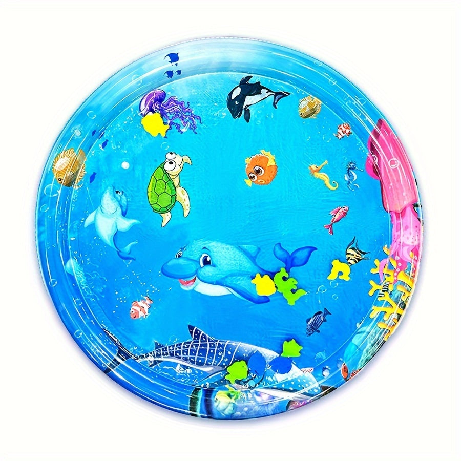 Tapis de Jeu Aquatique Dauphin – Stimule l’éveil sensoriel, PVC résistant pour tout-petits King of Toys