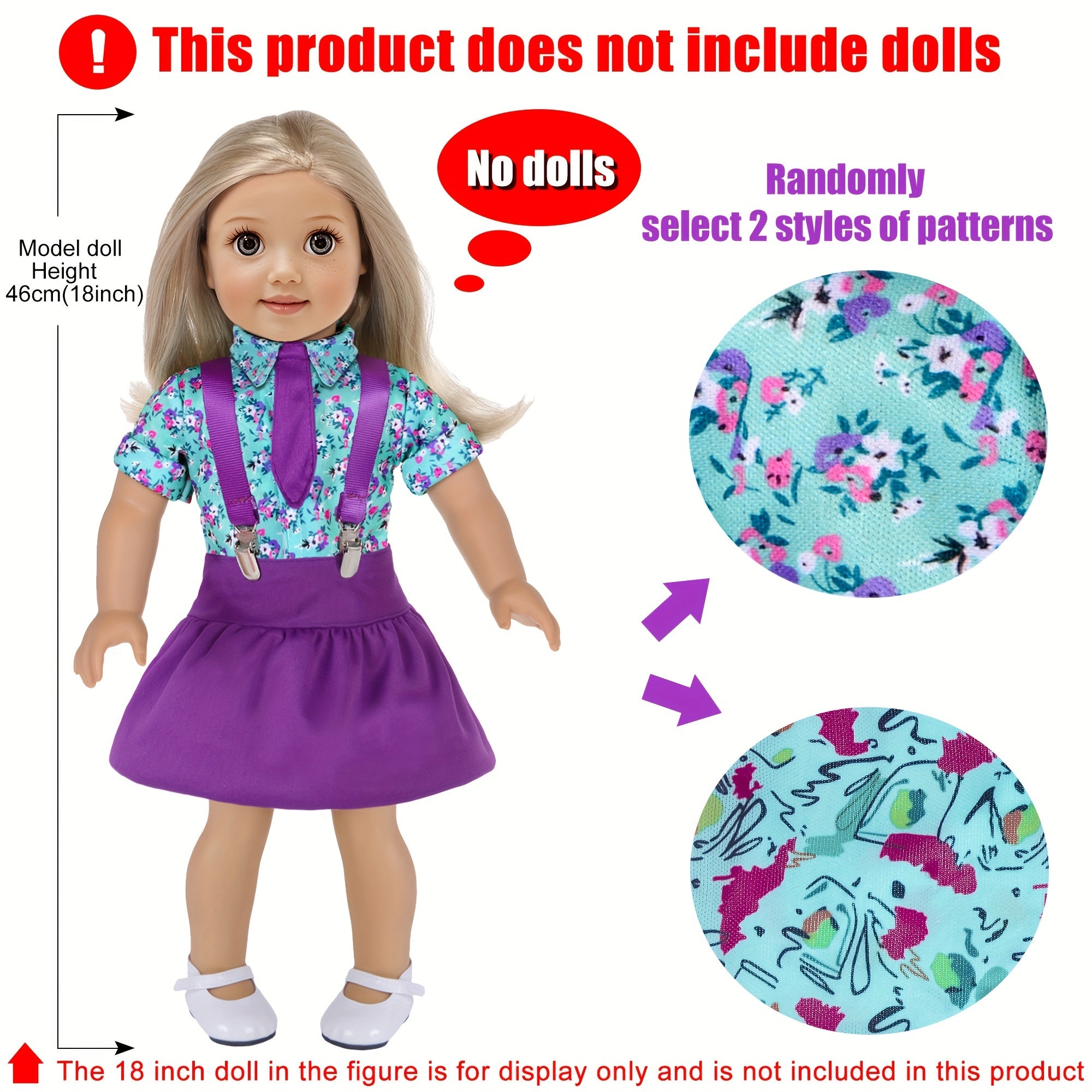 Set de 25 Accessoires pour Poupée Américaine 18 pouces - Valise, Coussin, Caméra et Lunettes de Soleil - Cadeau Idéal pour Enfants King of Toys