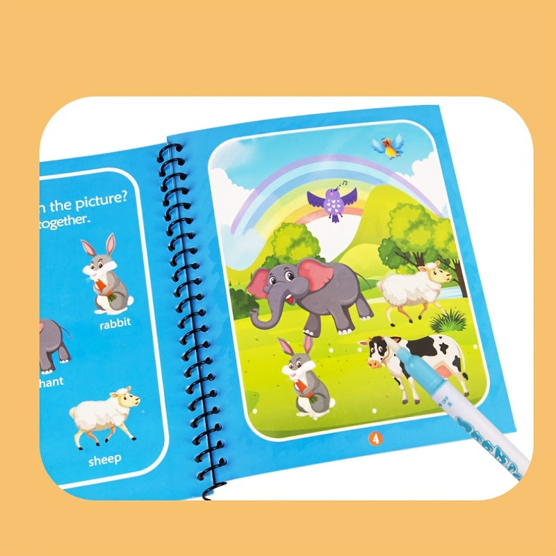 Livres de Coloriage à l'Eau | Peinture à l'Eau pour Tout-Petits King of Toys