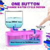 Nettoyeur de pinceaux de peinture - Rince-pinceaux pour aquarelle, avec distributeur d'eau, nettoyeur de pinceaux pour peinture acrylique et à base d'eau, outils pour fournitures d'artisanat. King of Toys