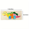 Puzzle Éducatif d'Animaux pour Enfants | Puzzle d'Apprentissage en Bois avec Boucles - Pour Enfants de 3 à 6 Ans King of Toys