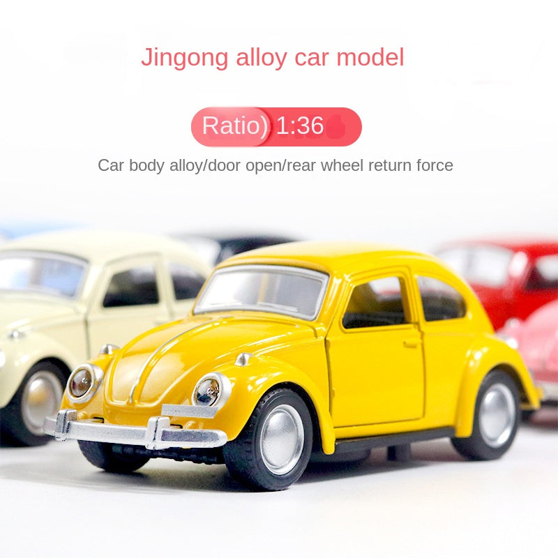 Voiture Classique en Alliage avec Portes Ouvrantes, Cadeau Halloween King of Toys