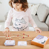 Puzzle en bâtonnets en bois - Jeu éducatif mathématique et géométrique avec cartes de logique King of Toys