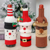 Couvre-Bouteille de Vin Père Noël | Housse Tricotée pour Bouteille de Champagne pour Noël et Fêtes King of Toys