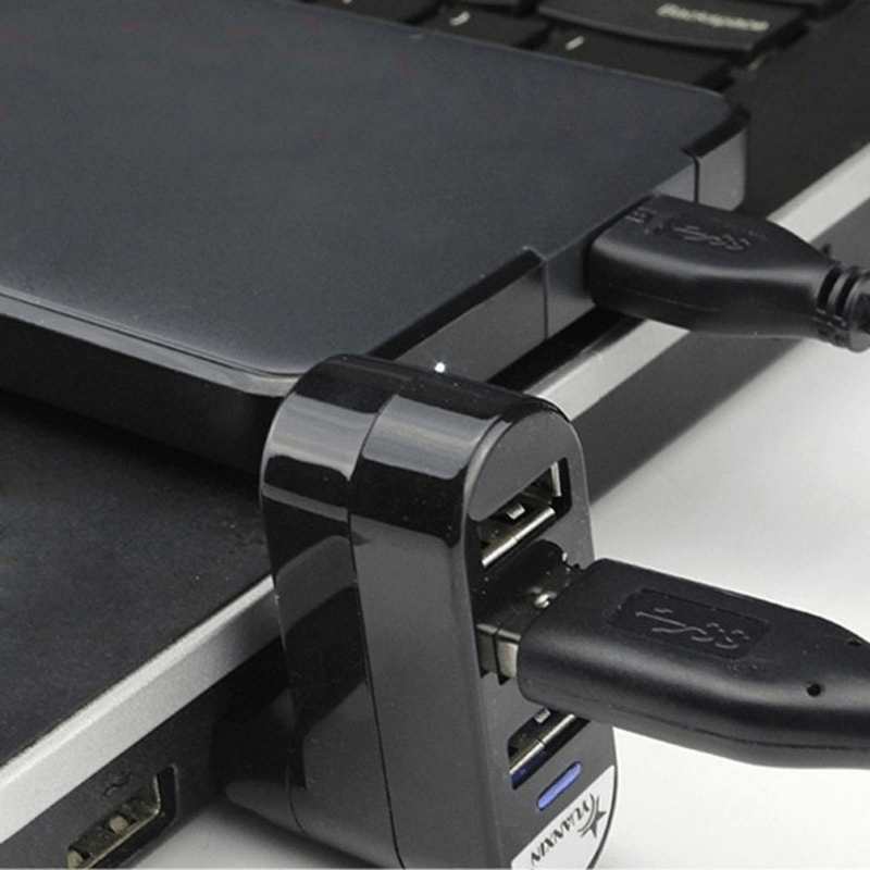 Adaptateur USB mini à 3 ports | Hub USB rotatif à transfert de données rapide King of Toys