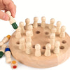 Jeu de Mémoire Échecs en Bois | Jeu de Logique et Casse-tête Éducatif, Parfait pour l'Interaction et le Plaisir pour Enfants et Adultes 3, 4, 5+ Ans King of Toys