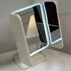 Miroir de Maquillage Triple avec LED | Rotation à 270 Degrés avec 30 LEDs Speelgoed Koning