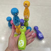 Ensemble de Bowling pour Enfants avec Expressions Cartoonesques Amusantes | Durable, Résistant à la Décoloration et à la Peinture, Cadeau Parfait pour Enfants et Tout-Petits King of Toys