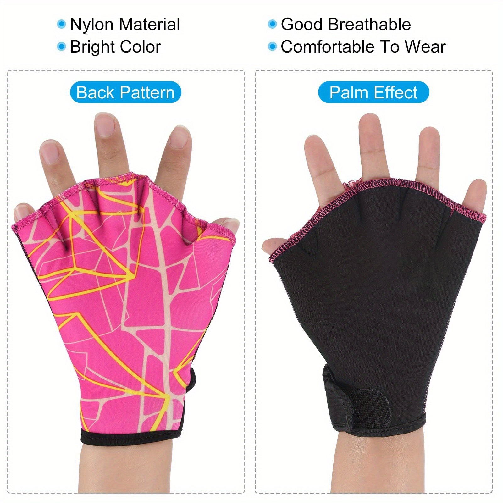 Gants palmés de natation | Entraînement aquatique | Extérieur (piscine) | Adulte & Ado