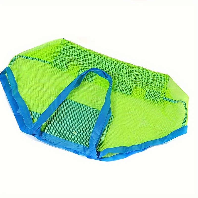 Grand Sac de Plage en Maille Anti-Sable – Facile à Nettoyer pour Jouets, Serviettes et Courses