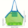 Grand Sac de Plage en Maille Anti-Sable – Facile à Nettoyer pour Jouets, Serviettes et Courses