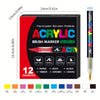 Stylos Peinture Acrylique à Pointe Souple - Couleurs Vives pour Toile, Bois, Pierre, Verre & Plus - Cadeau Parfait pour Artistes & Créatifs King of Toys