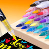 Stylos Peinture Acrylique à Pointe Souple - Couleurs Vives pour Toile, Bois, Pierre, Verre & Plus - Cadeau Parfait pour Artistes & Créatifs King of Toys