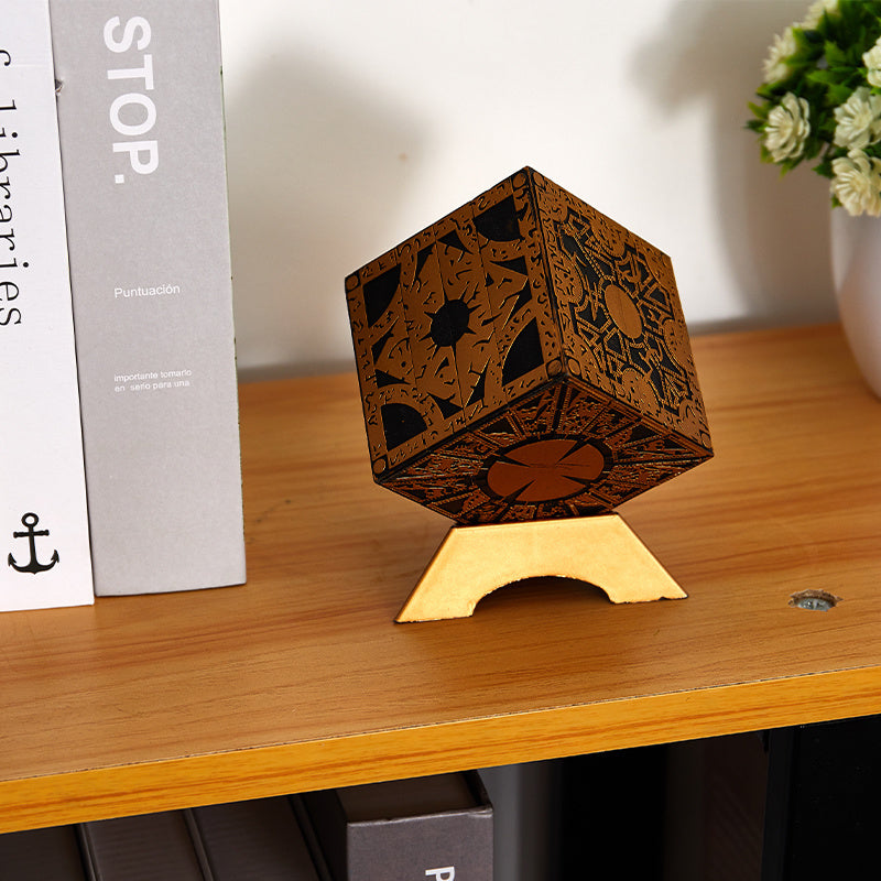 Coffret Cadenas Lemarchand Lament de Hellraiser - Décor Prop Film, Matériau en Bois - Cadeau pour Fans d'Horreur King of Toys