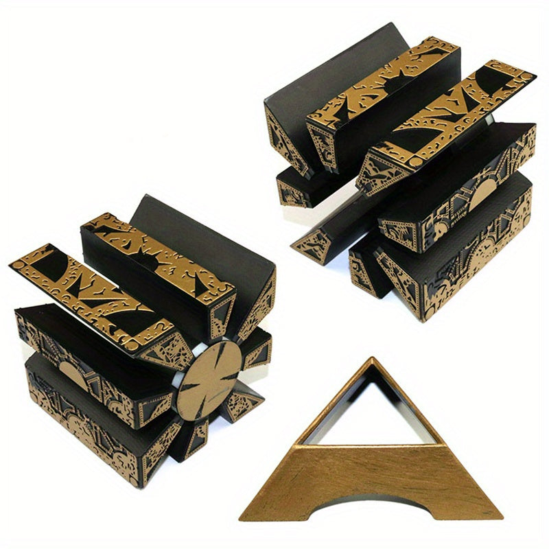 Coffret Cadenas Lemarchand Lament de Hellraiser - Décor Prop Film, Matériau en Bois - Cadeau pour Fans d'Horreur King of Toys