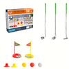 Set de Golf Ajustable pour Enfants, Comprenant 3 Clubs Télescopiques, 3 Balles, 2 Cibles et 2 Bases - Convient pour Jeux Intérieurs et Extérieurs, Enfants de 3 à 8 Ans King of Toys
