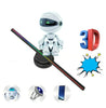 Ventilateur holographique 3D | Projecteur LED HD holographique 50CM avec une bibliothèque de 700 vidéos King of Toys